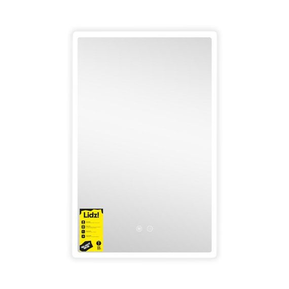 Дзеркало Lidz Orion (OR2) 500х800 з LED-підсвічуванням Touch, з антизапотіванням, з димером, рег. яскравості LDOR50080049291 | Зображення 3