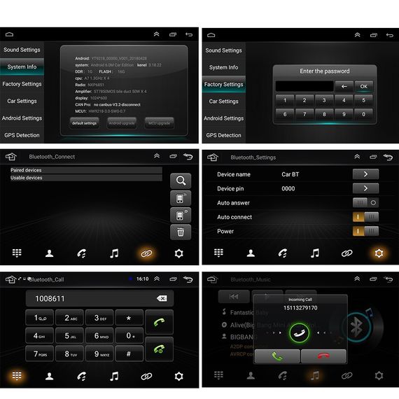 Штатна магнітола Volkswagen 9 UNIVERSAL Android 12 4+32GB з картплей та кольоровими кнопками XPRO 12 чорний (42425-K9021-32GB_6083) | Зображення 9