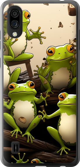 Чехол на ZTE Blade A5 2020 Жабки "5656u-2111-17620"