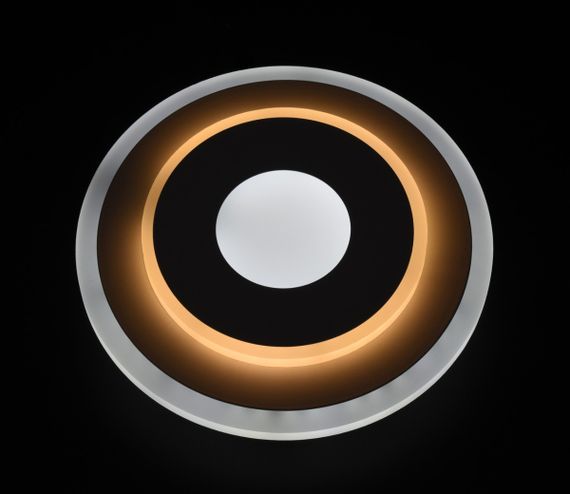 Сучасний круглий світильник стельовий LED для кімнати кухні ванної 26154 Білий 4х20х20 см. | Зображення 2