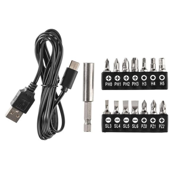 Акумуляторна викрутка Parkside PAS 4 D7, з насадками, 4 V, 1500 mAh, 10 Nm, Німеччина | Зображення 7