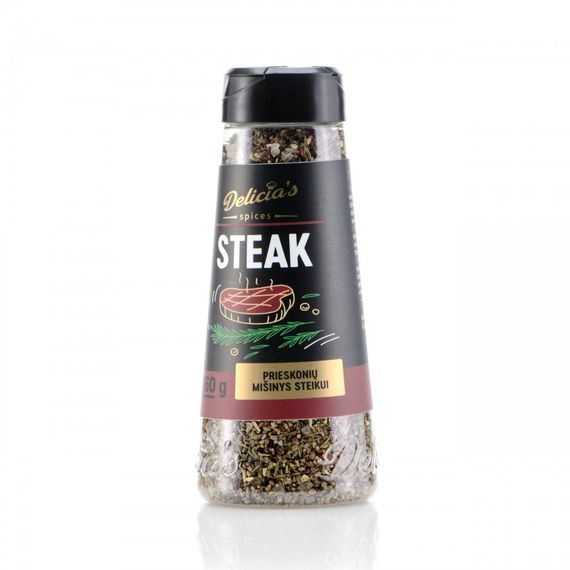 Суміш спецій Delicia's Spices Steak для стейка 160 г 241867 Код: 013257 | Зображення 1