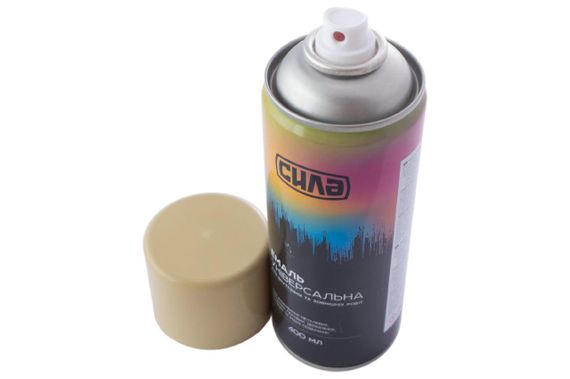 Емаль універсальна RAL 1001 бежева глянсова 400 мл СИЛА 951311 | Зображення 1