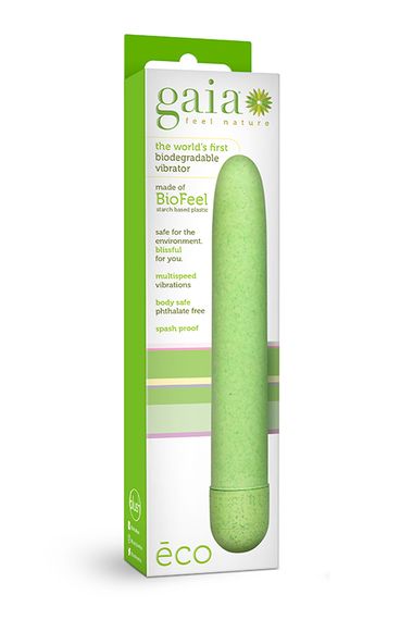 Вібромасажер BLUSH GAIA ECO GREEN, Зелений | Зображення 1