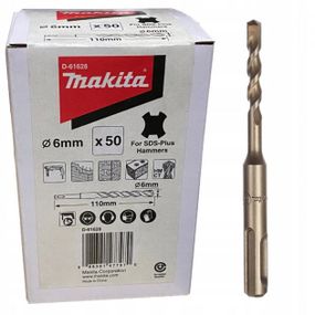 Буры для перфоратора SDS-PLUS Standard 6 x 110 мм Makita D-61628 (50 шт)