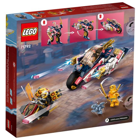 Конструктор LEGO Ninjago Перегоновий робобайк-трансформер Сори 384 деталей (71792) | Зображення 7