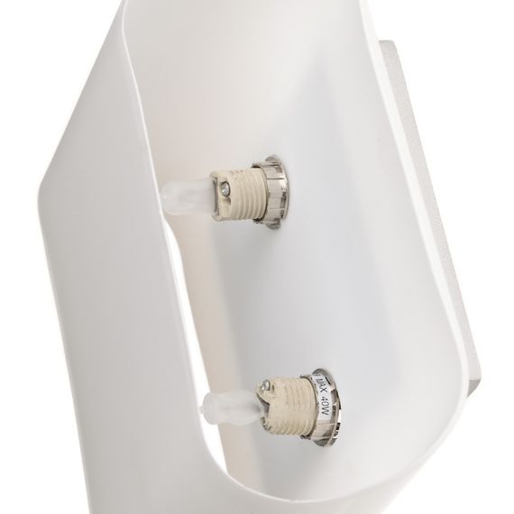 Бра настенное в прихожую и в спальню BR-02 515W/2 G9 WH | Зображення 6