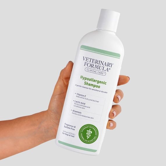 Антиалергенний шампунь для собак та котів Veterinary Formula Advanced Hypoallergenic Shampoo, 473 мл | Зображення 3