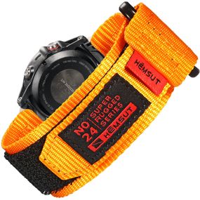 Ремешок для часов Hemsut HS121 Super Strong Nylon Garmin Orange 20mm