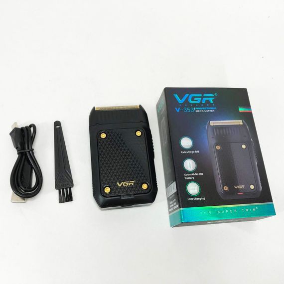 Бритва аккумуляторная для стрижки волос и бороды, Универсальная аккумуляторная электробритва FD-56 | Зображення 4