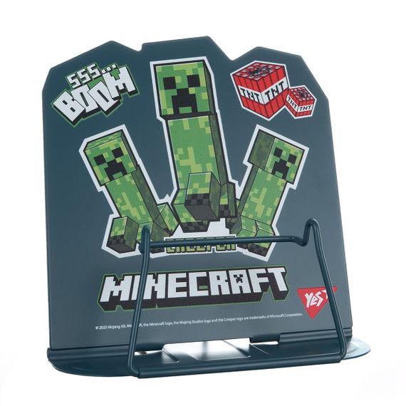 Підставка для книг фігурна YES Minecraft Creeper 470525 16х16.5х17 см