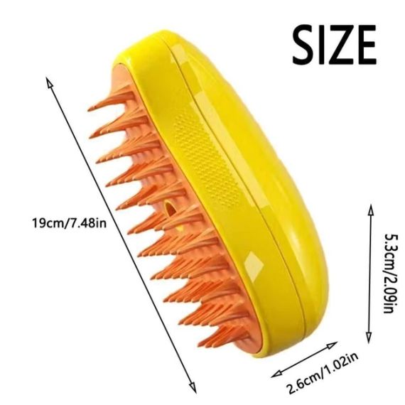 Парова щітка для шерсті з впускним отвором для рідини, грумінг | Зображення 1
