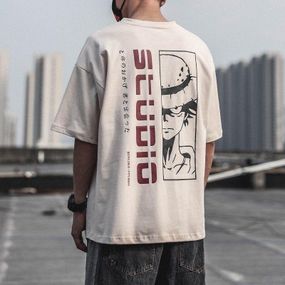 Футболка мужская с принтом повседневная L Белая