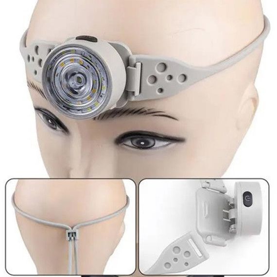 Ліхтарик налобний світлодіодний надпотужний G25-XPG+30SMD(white+yellow+red-blue), Налобний прожектор XF-57 | Зображення 7