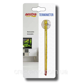 Термометр для аквариума Amtra Slim стеклянный 15 см А6017718