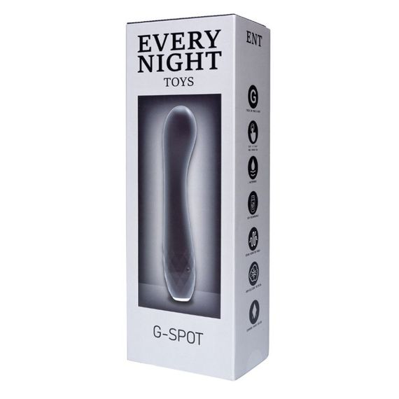Вібратор для точки G з підсвічуванням Every Night Toys, чорний Sex Aura | Зображення 3
