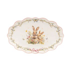 Овальное сервировочное блюдо Rabbit Oval 33х20 см