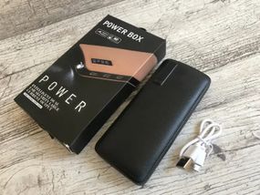 Универсальная мобильная батарея Power Box (повербанк) 20 000mAh, black