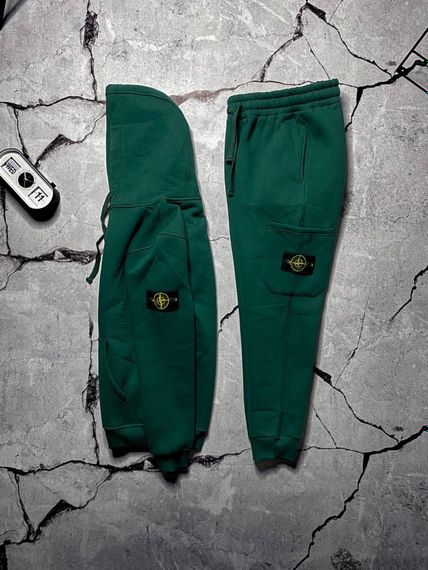 Спортивний костюм зелений зимовий Stone Island green | Зображення 1