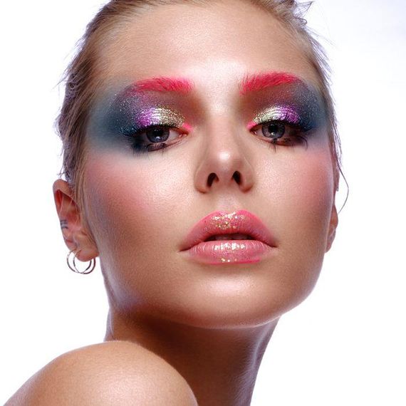 Жидкая подводка для глаз с блестками Розовая Sparkle Glitter PINK Stargazer | Зображення 5