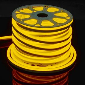 Светодиодная лента влагозащищенная 220V 13.2W 5730 Yellow NEON IP65 1m (BY-035/120)