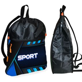 Рюкзак-мішок для взуття, спортивної форми Sport дитяча сумка для змінки з розширювачем (01406)