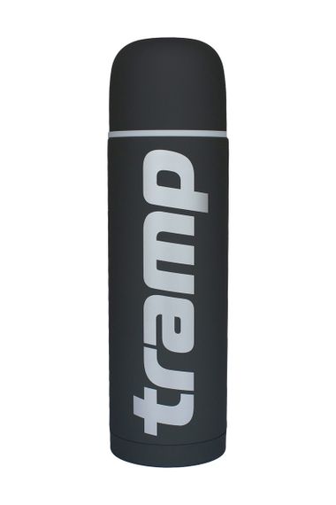 Термос Tramp Soft Touch 1,2 л сірий, термос трамп туристичний для напоїв