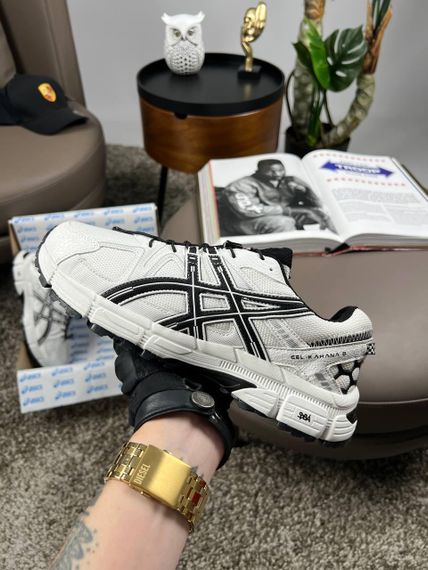 Чоловічі кросівки ASICS Gel-Kahana 8 Gore-Tex White Black весна / лето / осень A4224 42 26,5 - 27 см | Зображення 6