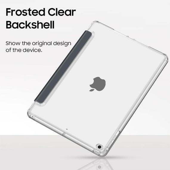 Чехол для iPad Air 2 2014, iPad Air 2013 9.7", ультратонкий, прозрачная задняя панель, функция сна пробуждения | Зображення 1