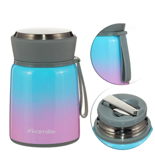 Термос харчовий 530мл з нерж.сталі KAMILLЕ 2096 | Зображення 7