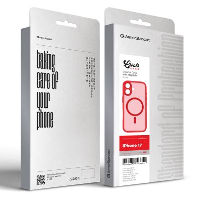Чехол для мобильного телефона Armorstandart Lush MagCase Apple iPhone 17 Red (ARM87486) | Зображення 2