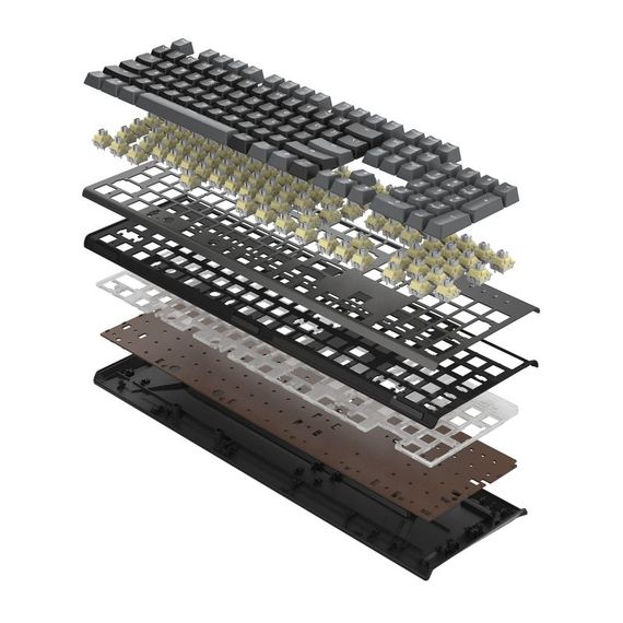 Клавіатура ігрова механічна A4-Tech FS100 (Stone Black), USB, чорна | Зображення 7