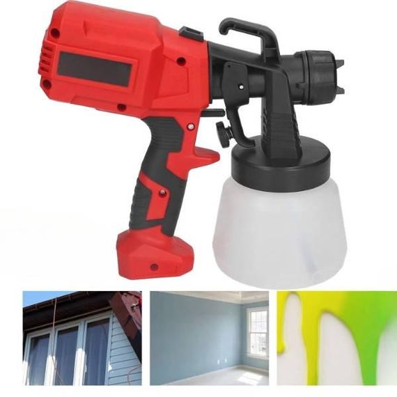 Электрический краскопульт Cordless Paint Spray Gun 400w 800мл