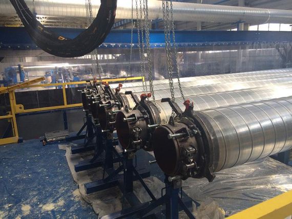 Труба стальная в СПИРО (SPIRO) оболочке 76/140 мм (наружная теплотрасса) | Зображення 1