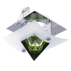 Світильник точковий декоративний HDL-DS 60 CHR/GREEN MR16