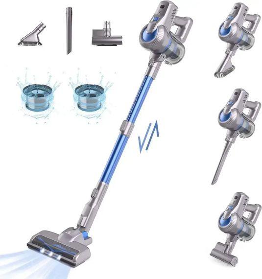 Вертикальний акумуляторний пилосос Greenote GSC50 4-в-1