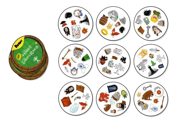 Настільна гра Доббль Володар Перснів і Гобіт (Dobble: The Lord of the Rings & Hobbit) | Зображення 3