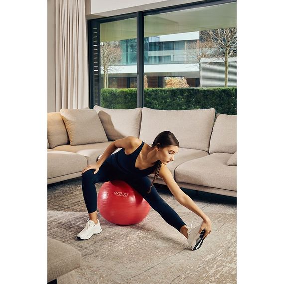 М'яч для фітнесу (фітбол) 4FIZJO 55 см Anti-Burst Red 4FJ0031 (P-5907222931509) | Зображення 5