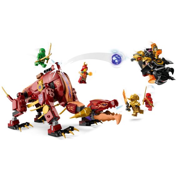 Конструктор LEGO Ninjago Вулканічний Дракон, що трансформує Хітвейва 479 деталей (71793) | Зображення 2