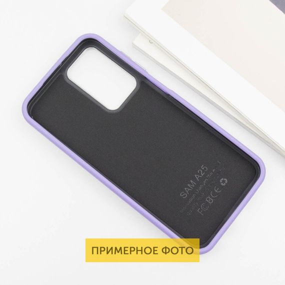 Шкіряний чохол Leather Case Metal Buttons для Xiaomi Redmi 13C / Poco C65 Light Purple | Зображення 3