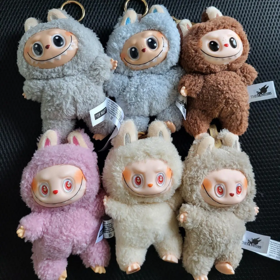 М'яка іграшка брелок Лабубу 18×9 см, популярна аніме-фігурка Labubu Pop Mart | Зображення 6