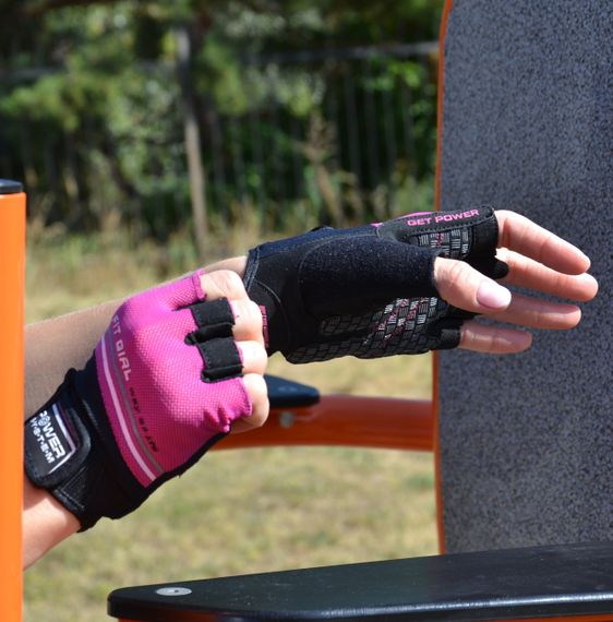 Рукавички для фітнесу Power System PS-2920 Fit Girl Evo Pink XS | Зображення 8
