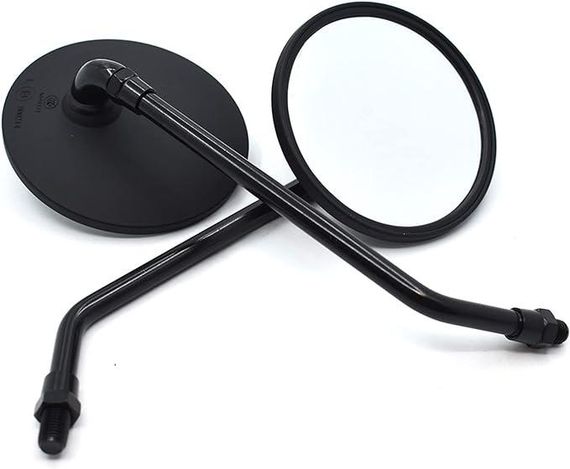 Дзеркало заднього огляду для мотоцикла, Універсальні круглі дзеркала, для мотоцикла, Бічні дзеркала заднього огляду | Зображення 1