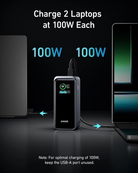 Портативний зарядний пристрій Anker Prime - 20000 mAh 200W PD Black | Зображення 4
