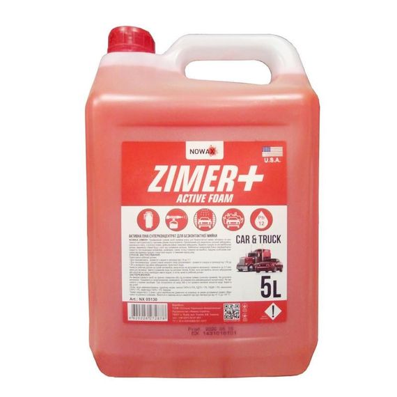 NOWAX Піна активна суперконцентрат ZIMER+ ACTIVE FOAM 5л. NX05130