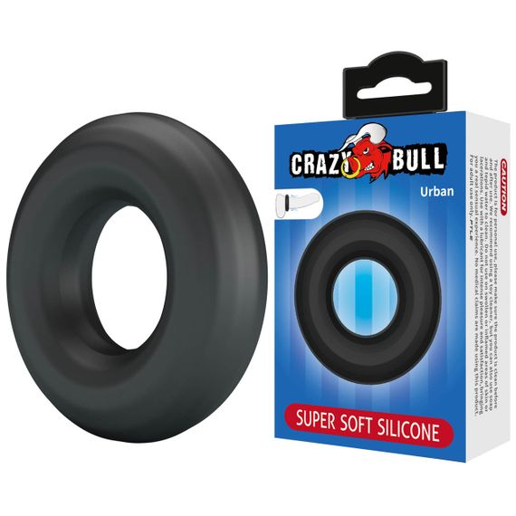 Ерекційне кільце Crazy Bull - Urban super soft silicone, BI-210253 Sex Aura