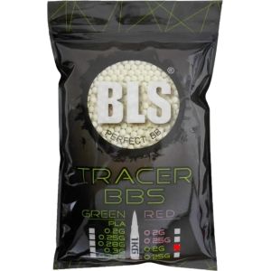 Страйкбольные шарики BLS Tracer Green 6 мм 0,20 г 1 кг