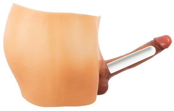 Ультрареалістичні труси з ділдо з вібрацією sexstyle | Зображення 4