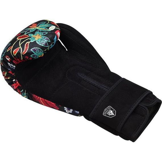 Боксерські рукавиці RDX FL-3 FLORAL BLACK-8 унцій (капа в комплекті) | Зображення 4