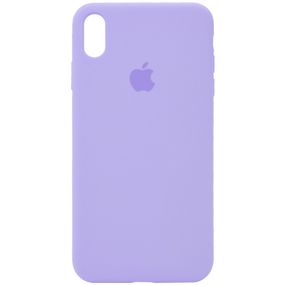 Чохол Silicone Case Full Protective (AA) для Apple iPhone XS Max (6.5") Бузковий / Dasheen